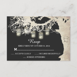 Mason Jar String Lights Tree Vintage Cinza RSVP