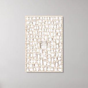 Mason Jars - Livro de Convidados de Canvas de Assi