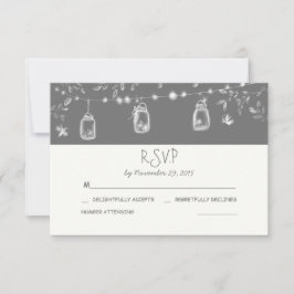 mason jars russa casamento RSVP