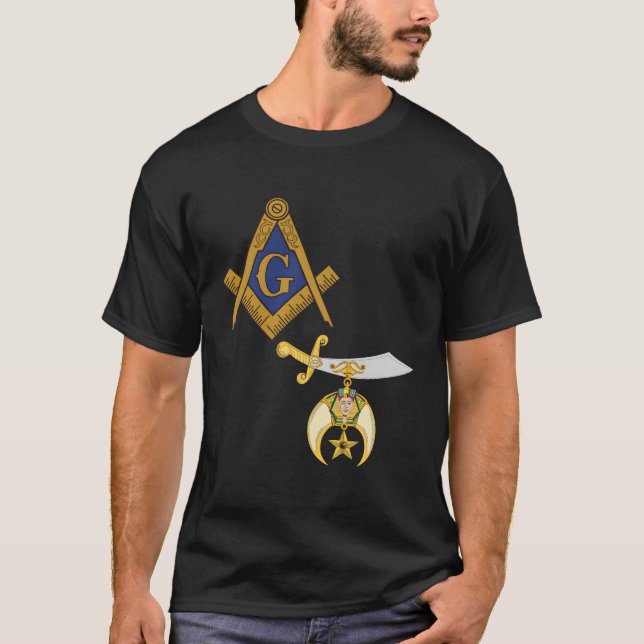 Mason Shriner divide Camisa Nobre Masônica (Frente)
