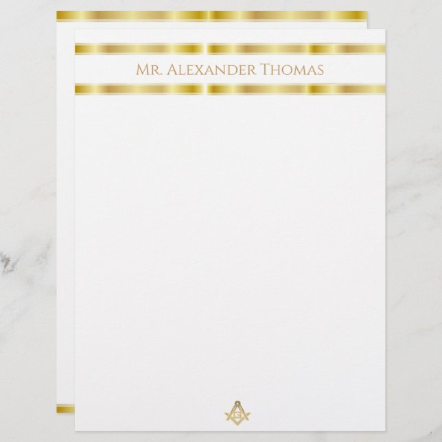 Masonic Ouro Rush (Frente/Verso)