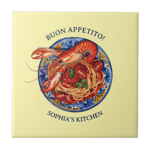 Massa de Peixe Italiana com Lagosta, Maiolica Sici