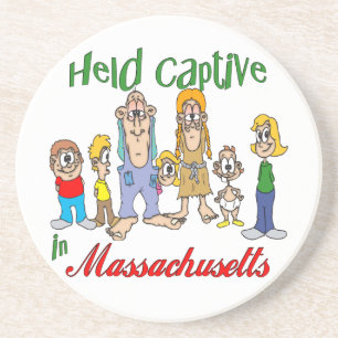Massachusetts Funny Trailer Park Porta copos Sands