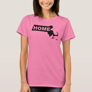 Massachusetts Home Longe Das Camisetas De Camisas 