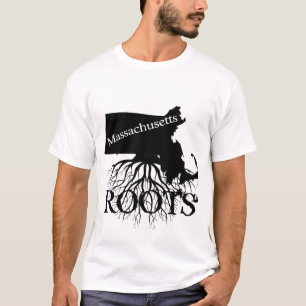 Massachusetts State Roots Camisa de Mulheres ou Ho