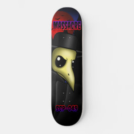 Massacre: Plague Doutor Skateboard Deck