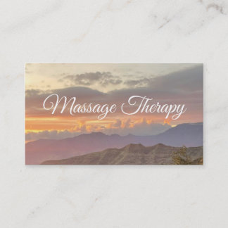 Massage Therapist Serenity Cartão de visita