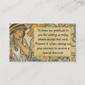 Massagem: cartão preferido do cliente