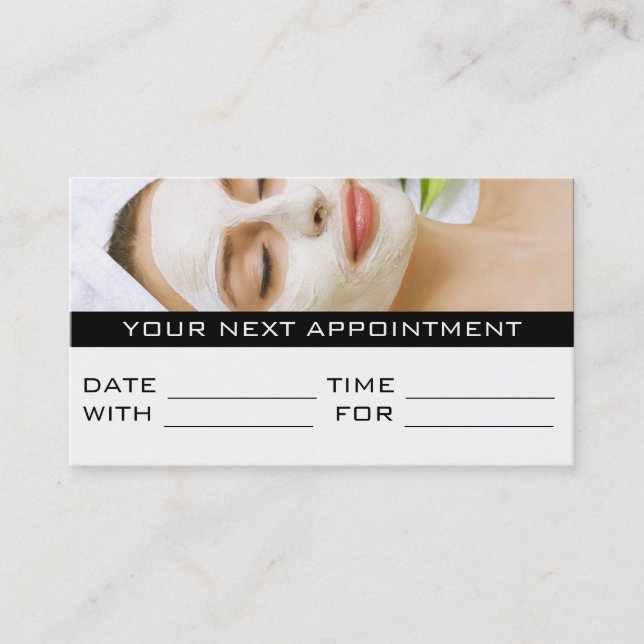 Massagem de Cartão de Compromisso Spa Salon (Frente)