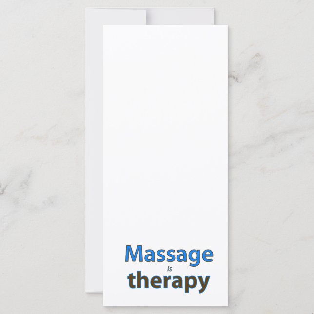Massagem é terapia (Frente)