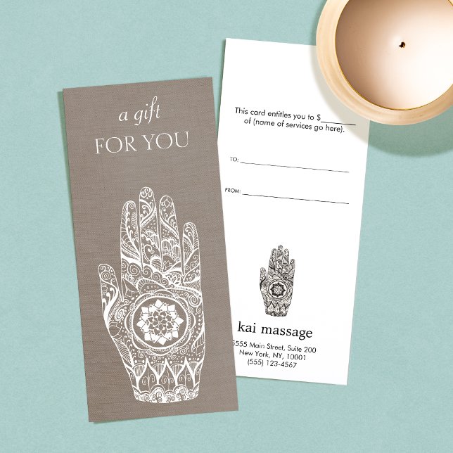 Massagem Terapista de Energia Henna Lotus (Criador carregado)