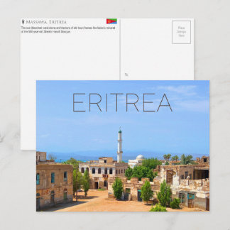 Massawa, Cartão Postal de Viagem da Eritreia