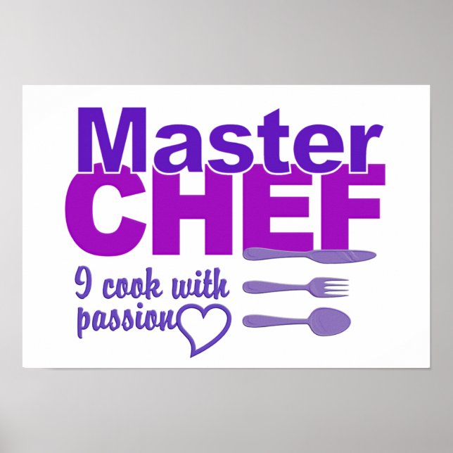 Master Chef poster (Frente)