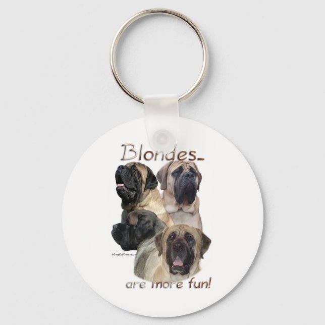 Mastiff Blondes Chaveiro (Frente)