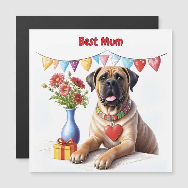 Mastiff em uma festa (Frente/Verso)