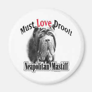 Mastiff napolitano deve amar gota - imã