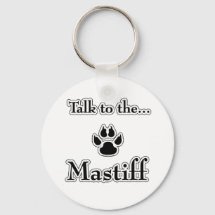 Mastiff Talk Black Chaveiro