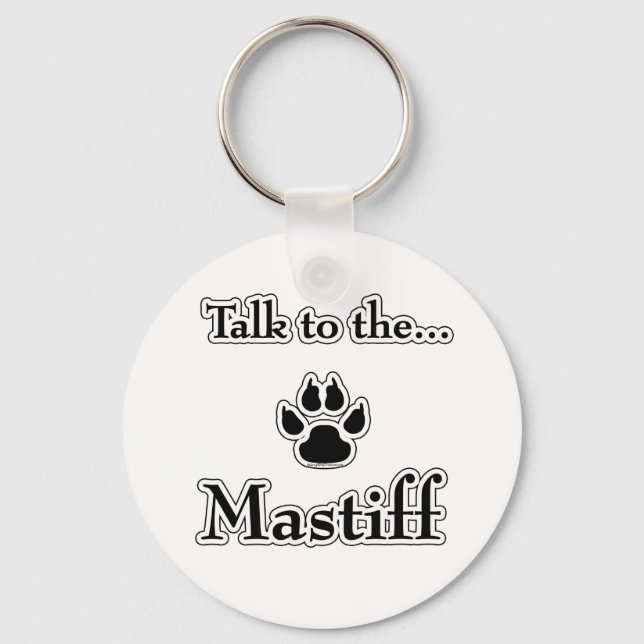 Mastiff Talk Black Chaveiro (Frente)