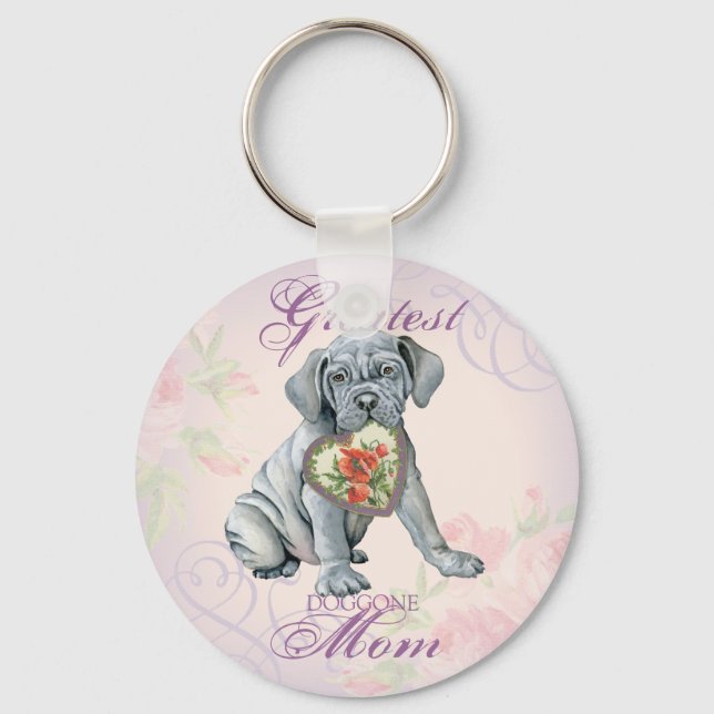 Mastino Heart Mãe Chaveiro (Frente)