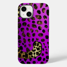 Matador iPhone Mate Roxo Leopard Glitter