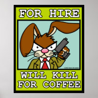 Matar para café Poster