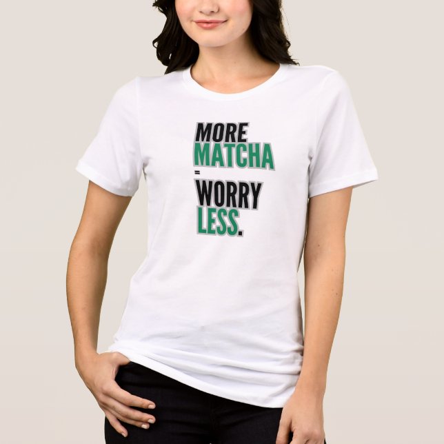 Matcha T-Shirt – Aesthetic Matcha Lover Tee  (Frente)