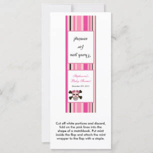 Matchbook Girly Girl Pink Punk Skull