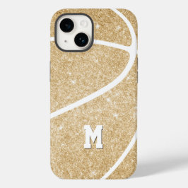 Mate iPhon, um monograma de basquete de ouro