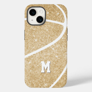 Mate iPhon, um monograma de basquete de ouro