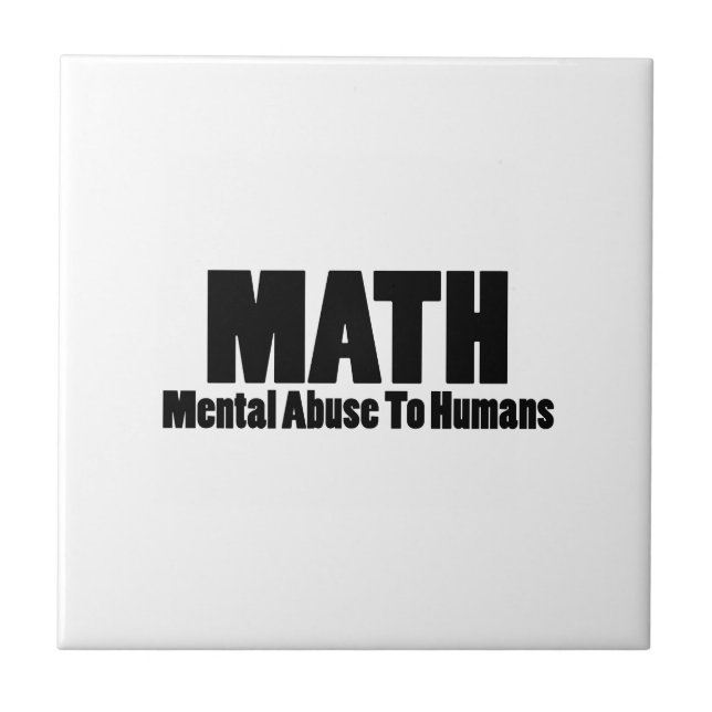 Matemática. Abuso mental aos seres humanos (Frente)