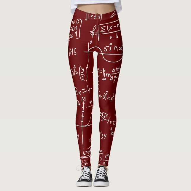 matemática é leggings divertidas (Frente)