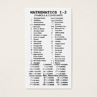 Matemática Quik-Ref I-2 Pocket/Wallet