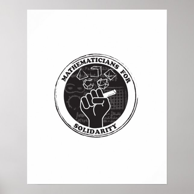 Matemáticos para a Poster de Solidariedade (Frente)