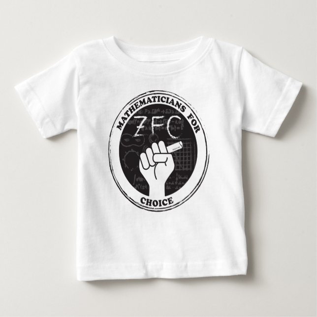 Matemáticos para Camiseta Escolha - Bebê (Frente)