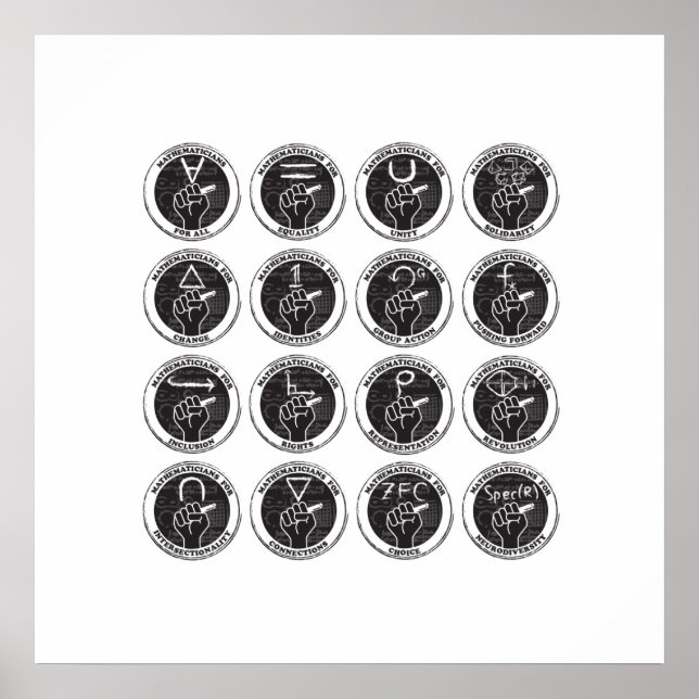 Matemáticos para todos, etc Poster (Frente)