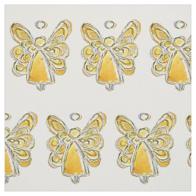 Material de Tecido de Arte Anjo Dourado Amarelo (Modelo)