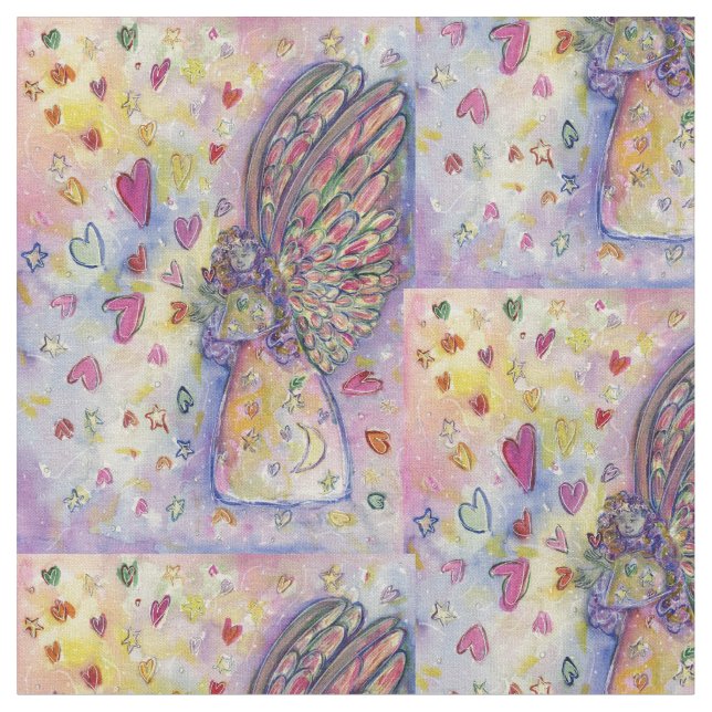 Material de Tecido de Arte Anjo Universo Manifesto (Detalhe)