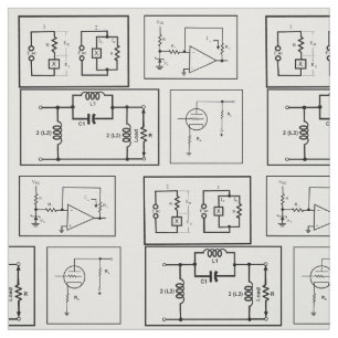 Material de Tecido de circuitos elétricos
