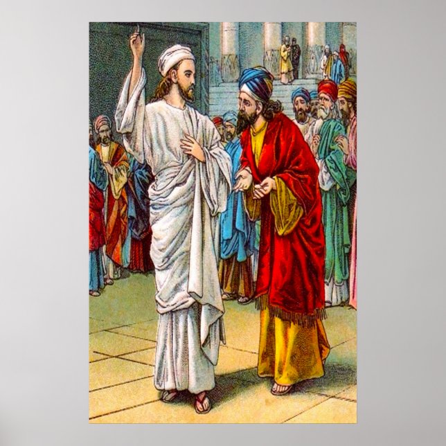 Mateus 22:18-22 Maravilham-se com a sua poster de  (Frente)