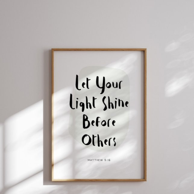 Mateus 5:16 poster (Criador carregado)