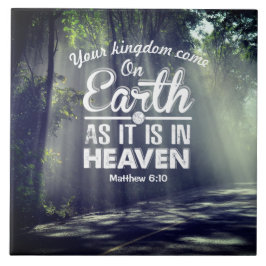 Mateus 6:10 Na Terra como no Céu