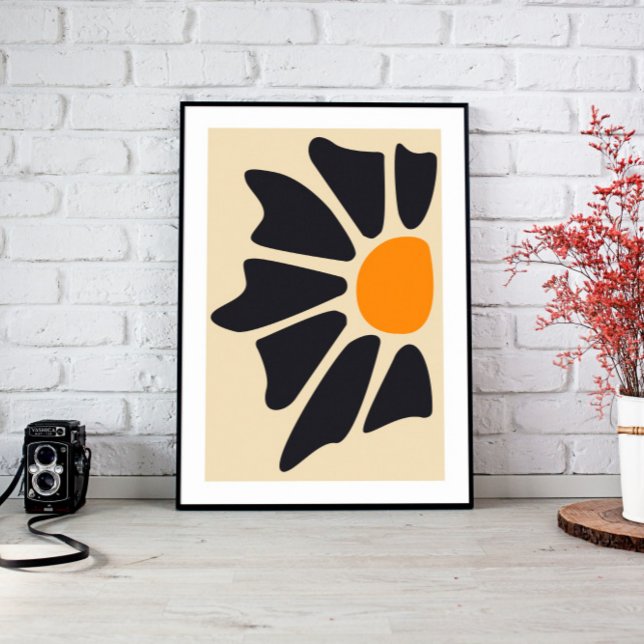 Matisse Flower Wall Art Canvas (matisse art, living room décor, above bed wall art, modern home décor, nursery wall art, large wall )