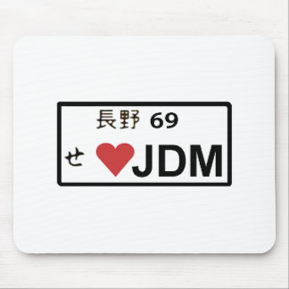 Matrícula Mousepad do amor JDM