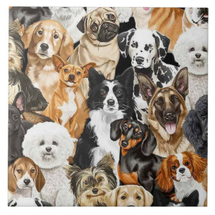 Matriz de cães de fundo