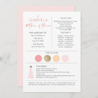 Matriz de Honra Proposta e Informação