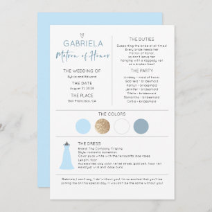 Matriz de Honra Proposta e Informação