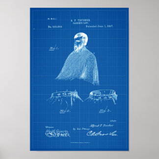 Matriz de Poster de Patentes do Cabo de Barber