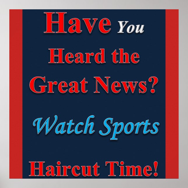 Matriz de Poster de venda de corte de cabelo despo (Frente)