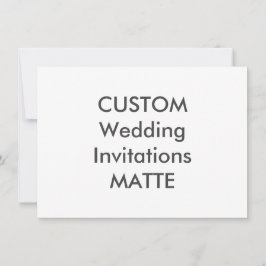 MATTE 120 lb 6,25" x 4,5" Convites para casamento