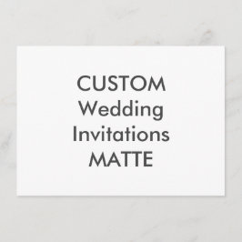MATTE 120 lb 6,25" x 4,5" Convites para casamento